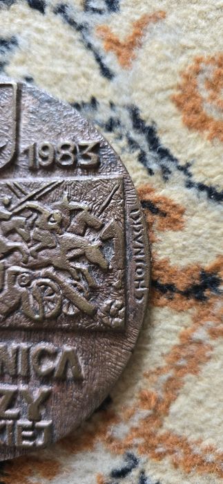 Dwustronny  medal 300 Rocznica Odsieczy Wiedeńskiej