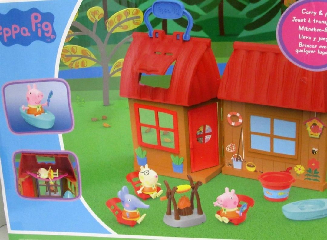 Świnka Peppa,  przytulny kemping Peppy.