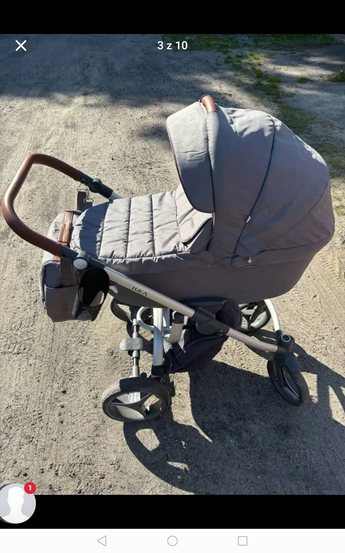 Wózek dziecięcy Bebetto Luca 2w1 z fotelikiem Maxi Cosi Citi