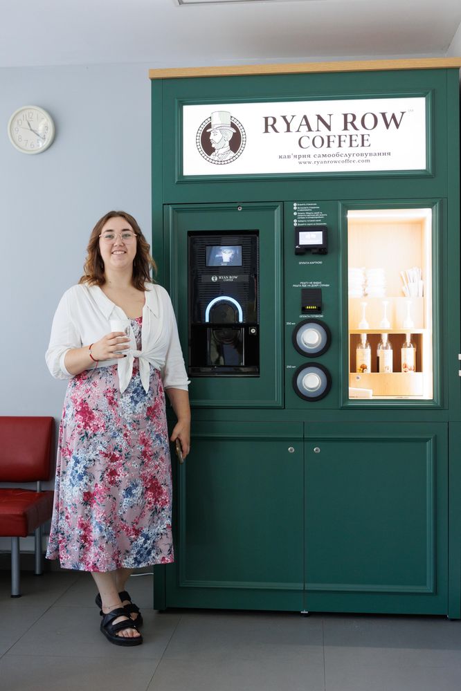 Технологічна кав’ярня самообслуговування від Ryan Row Coffee