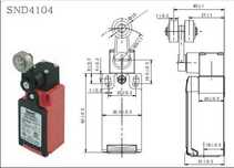 Wyłącznik z dźwignią rolkową SND4104-SP-B-P SUNS- 2 sztuki