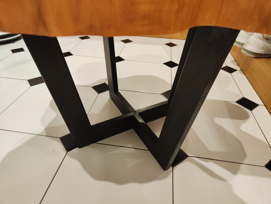 Stolik kawowy plaster dąb