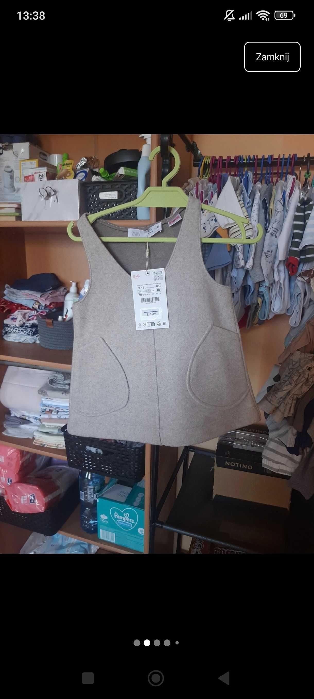 Sukienka Zara dla dziewczynki