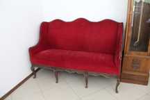 Sofa ludwikowska drewno Antyk kanapa