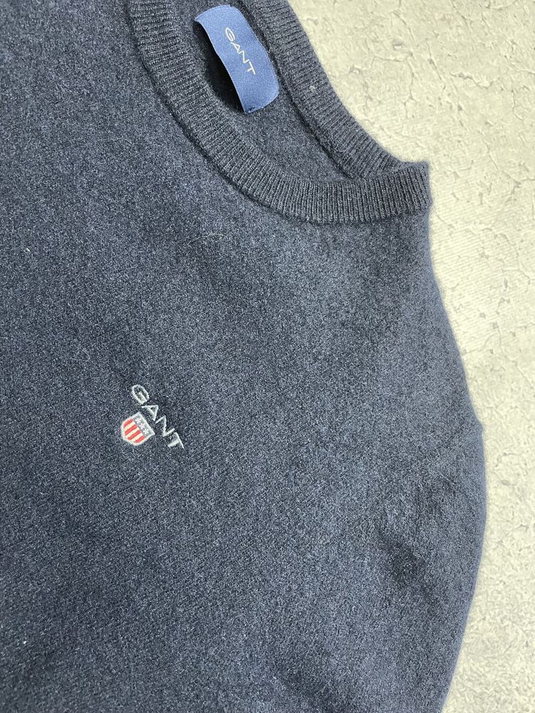 Мужская Кофта Свитер Gant Шерстяной Оригинал XS-S Идеал
