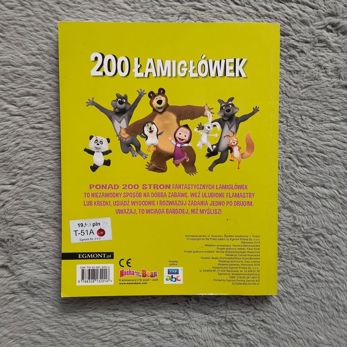 Masza i niedźwiedź łamigłówki