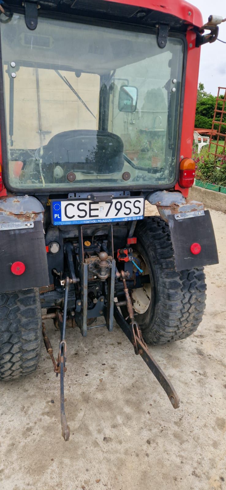 Traktor ogrodniczy komunalny hako yanmar hakotrac 3500 uszkodzony