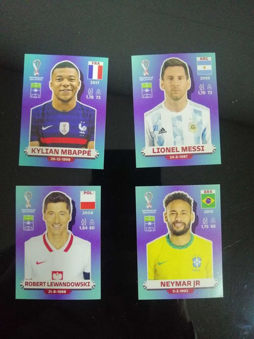 Cromos craques mundial Quatar 2022