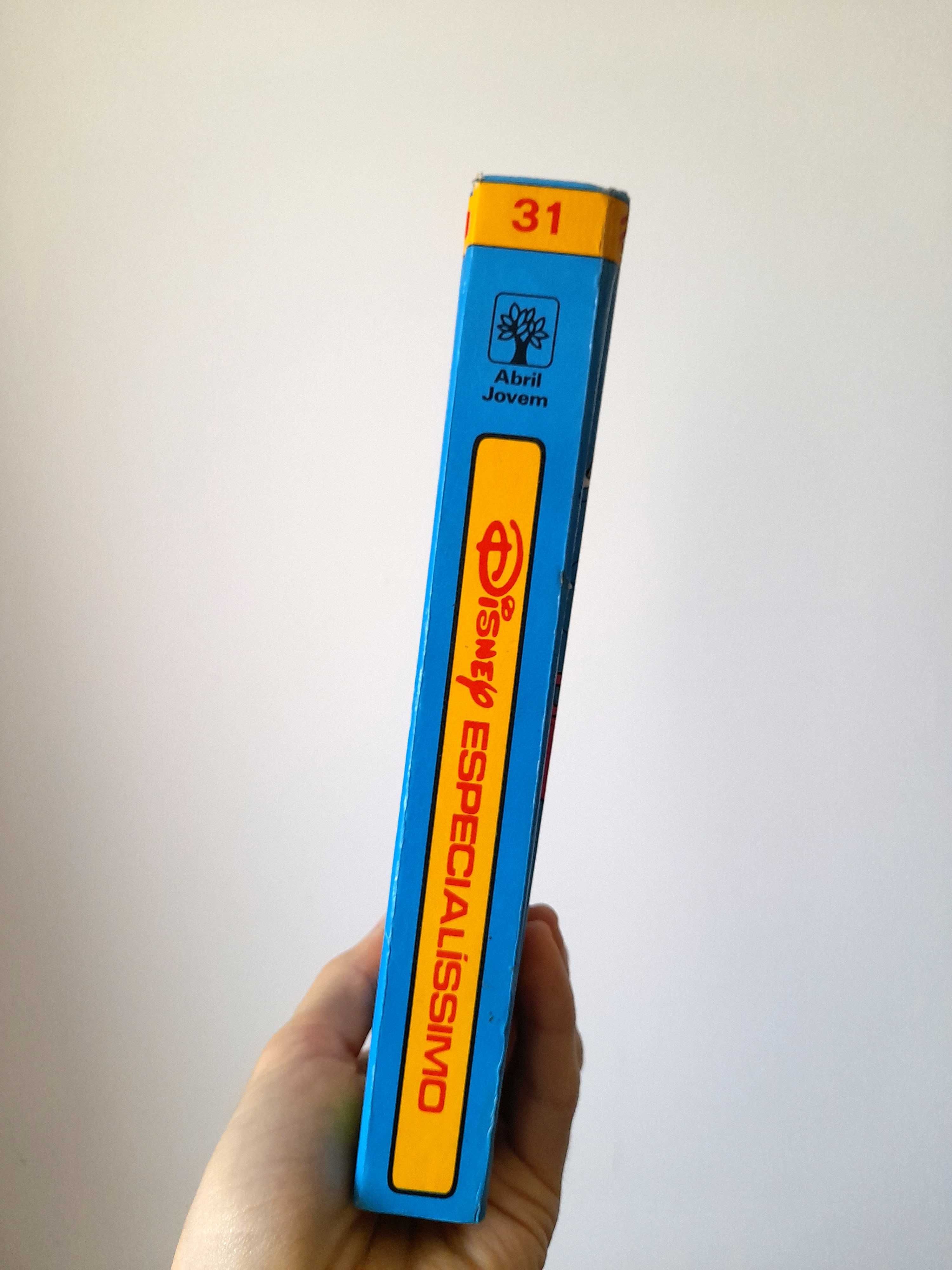 Livro Vintage de BD Disney Especialíssimo Número 31 Coleção Anos 80