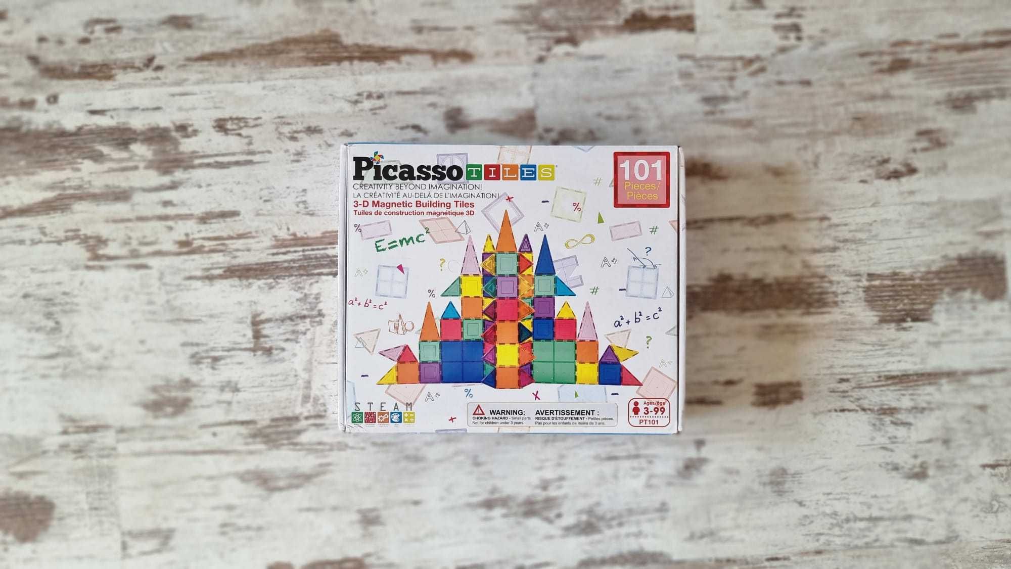 Klocki Magnetyczne Konstrukcyjne 101 el. Picasso Tiles – super zabawa!