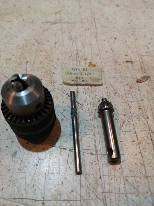 Uchwyt wiertarski z kluczem od 0,5 - 6 mm