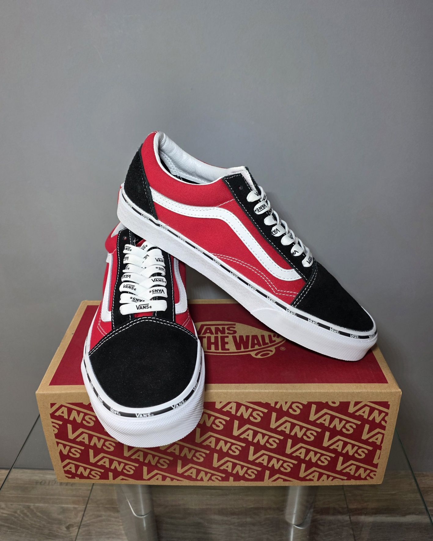 Trampki Vans Old Skool Red wersja limitowana