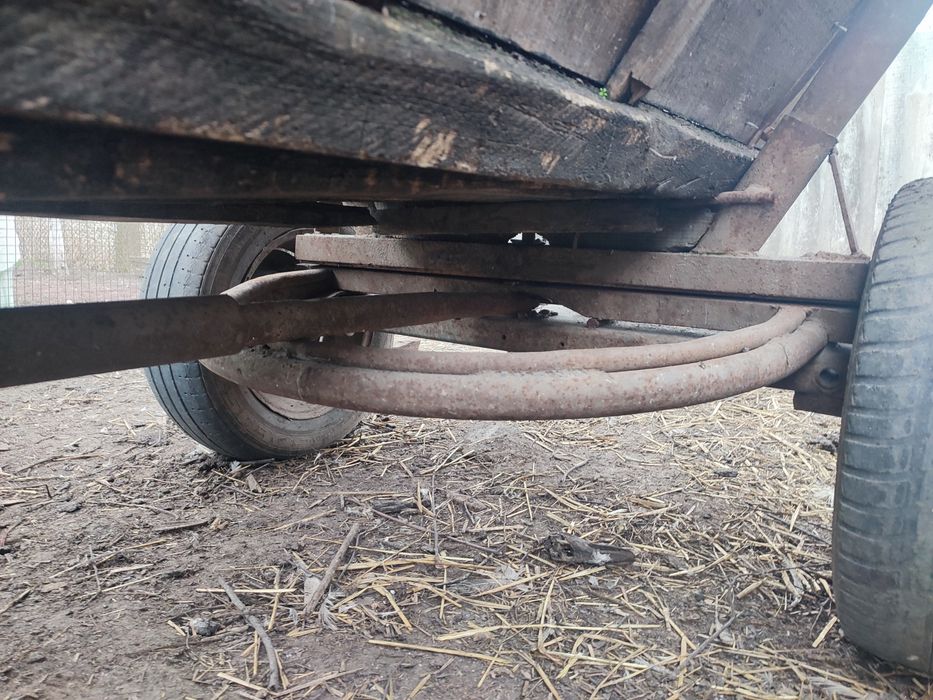 Віз , підвода з автомобільним прицепним