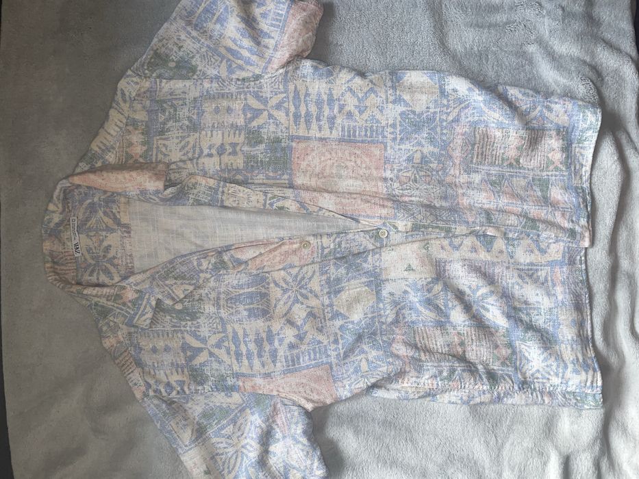 Рубашка поло Zara (гавайка)