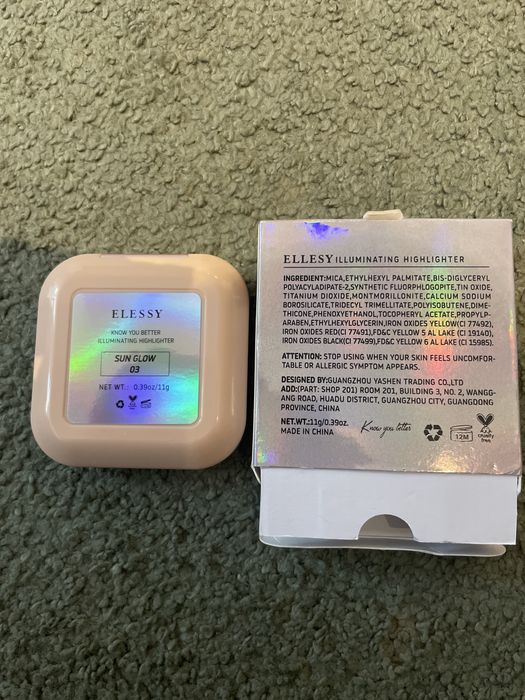 Ellesy know you better rozświetlacz 03 sun glow 11g 0110