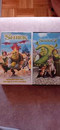 SHREK dwa filmy VHS