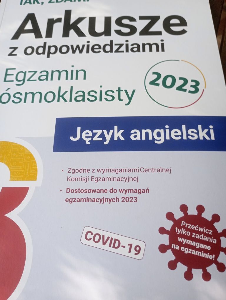 Arkusze język angielski egzamin osmoklasisty