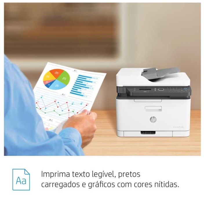 Impressora HP Color Laser 179fnw RJ11