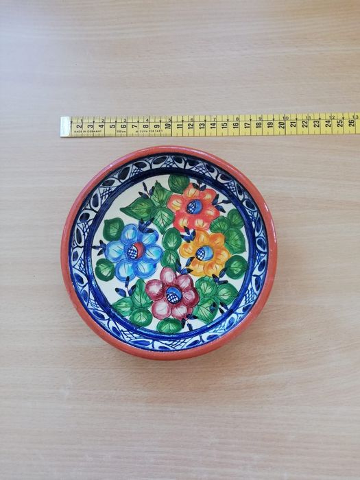 Taça loiça alentejana pintada à mão