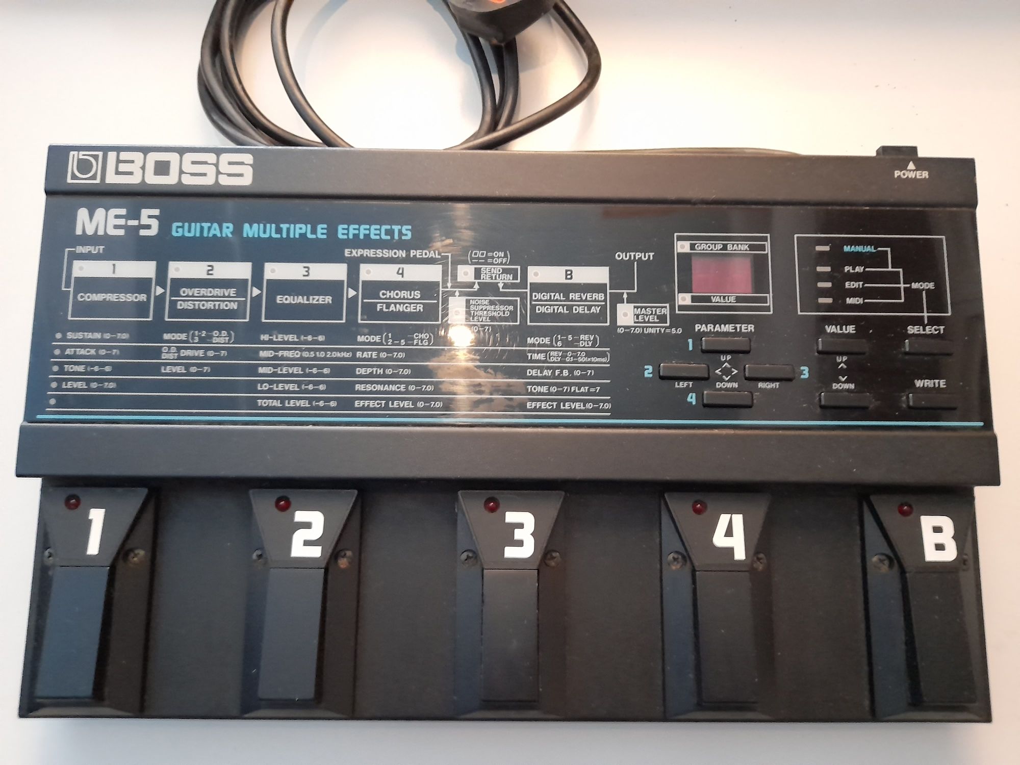 Boss ME-5 Guitar Multiple Effects