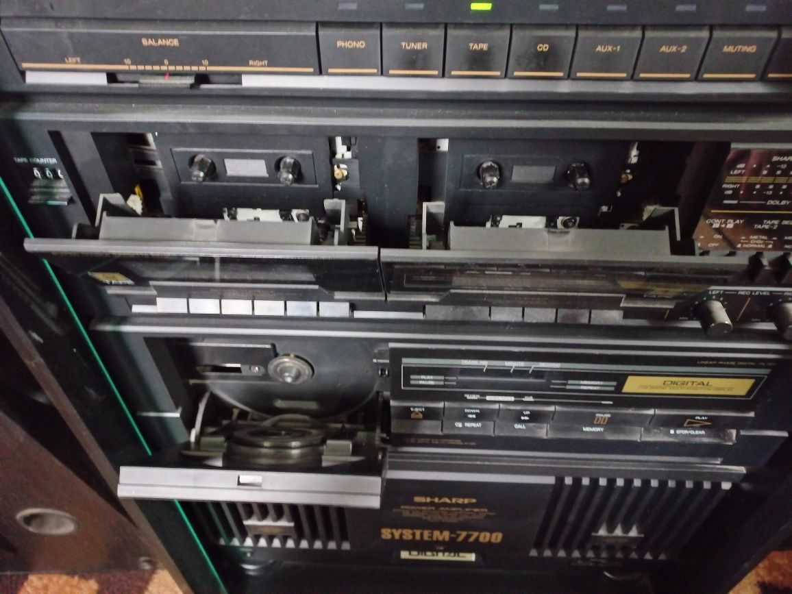 Zestaw HI-FI Sharp  duży z głośnikami