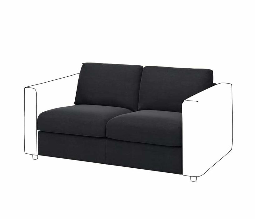 Pokrycie sekcji 2-osobowej VIMLE Saxemara czarnoniebieski 004.960.86