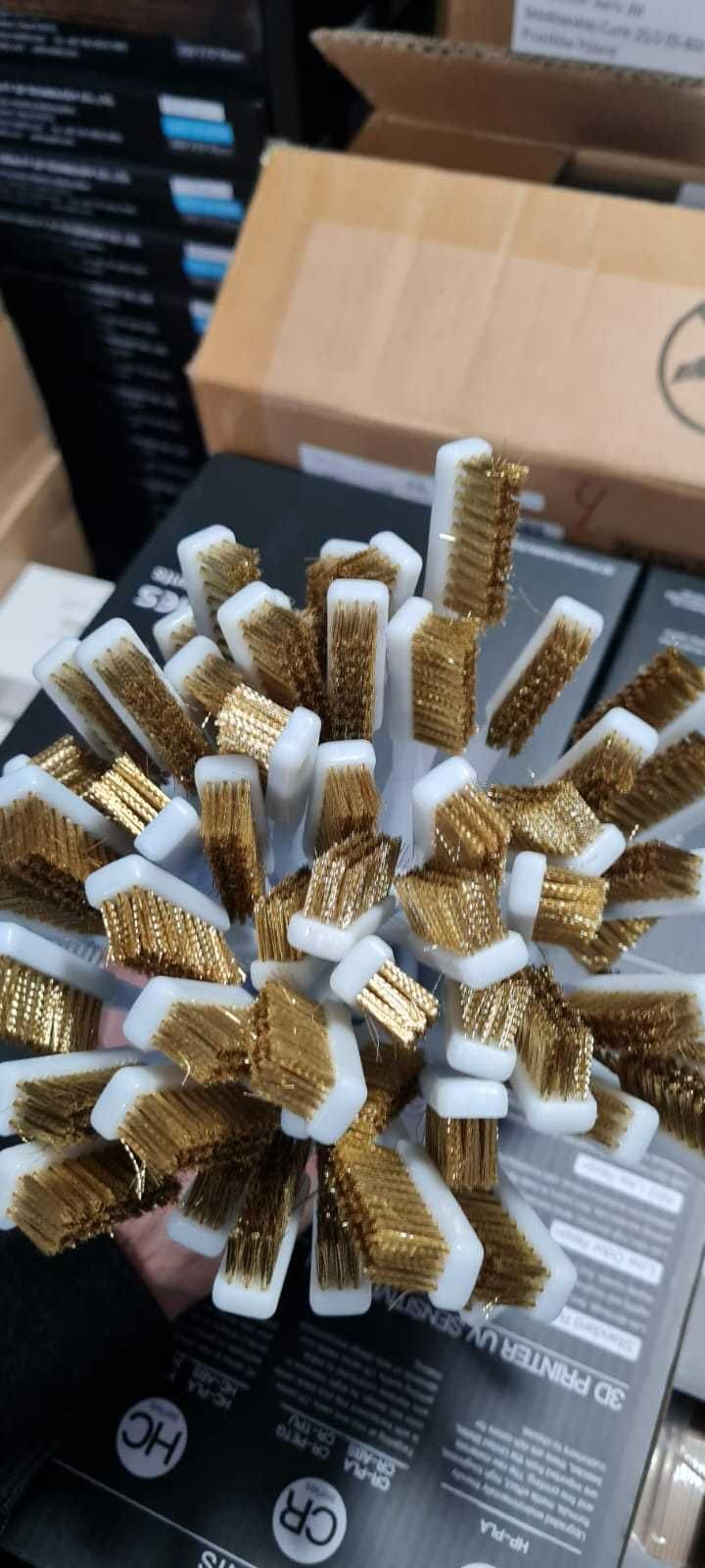 Латунная щетка для чистки сопла, щітка creality, prusa, bambu lab