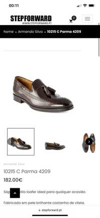 Sapato estilo loafer da marca Armando Silva 44