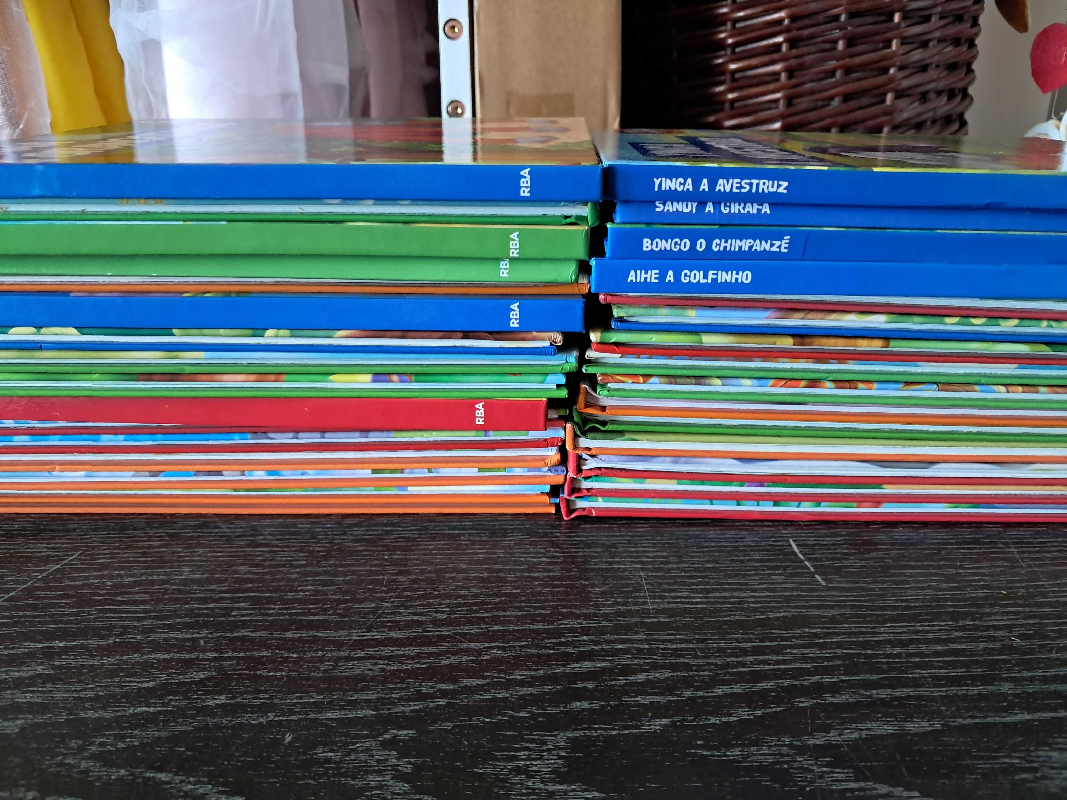 Coleção de 30 livros animais