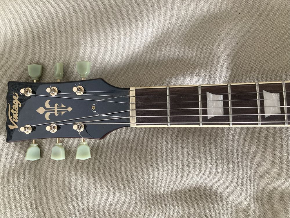 Vintage V100 (TSB) zmodowany (Gitara elektryczna) (Les Paul)