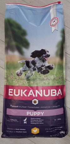 Еукануба Puppy Medium Breed Chicken 15 кг
