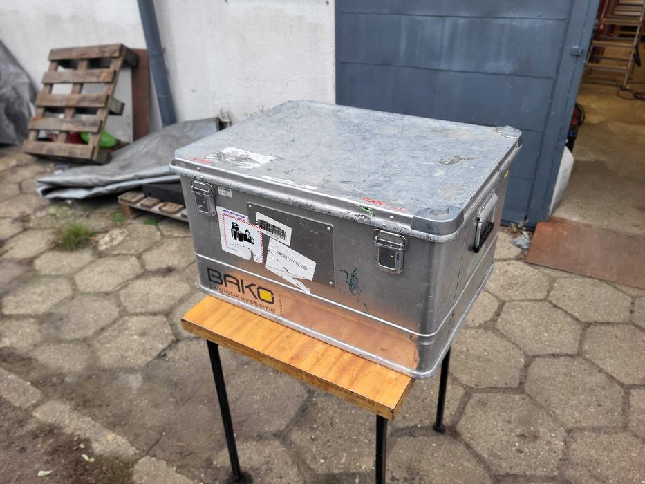BAKO WORX (65x50x39) Skrzynia transportowa aluminiowa  FAKTURA