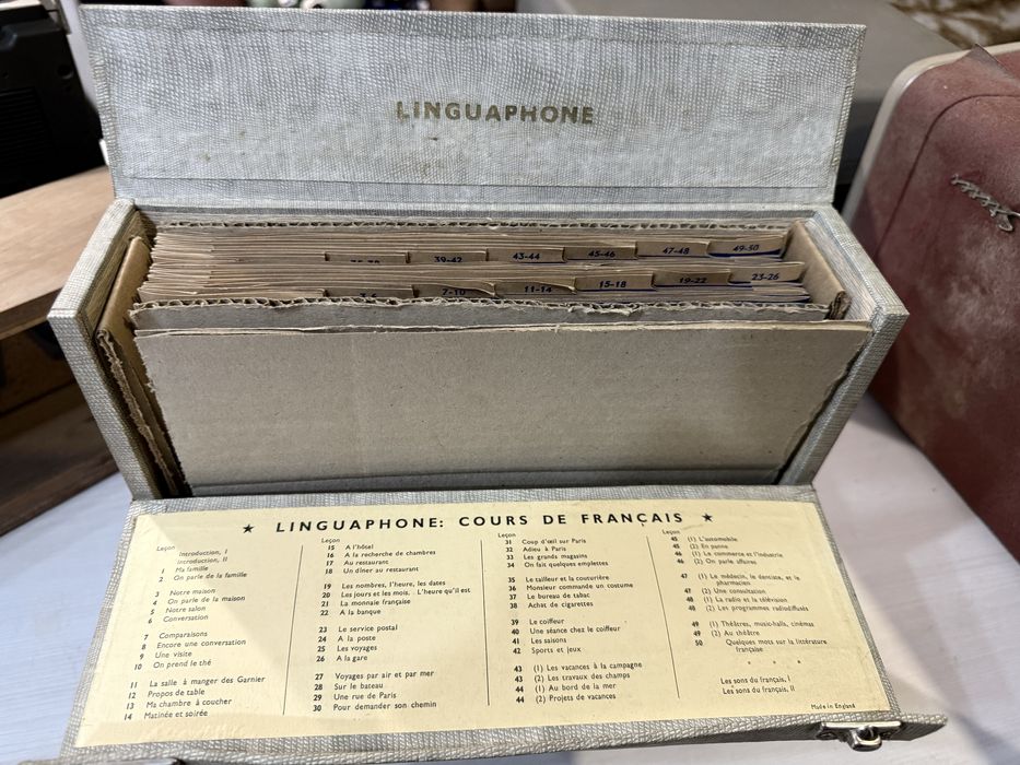 Linguaphone francês vintage