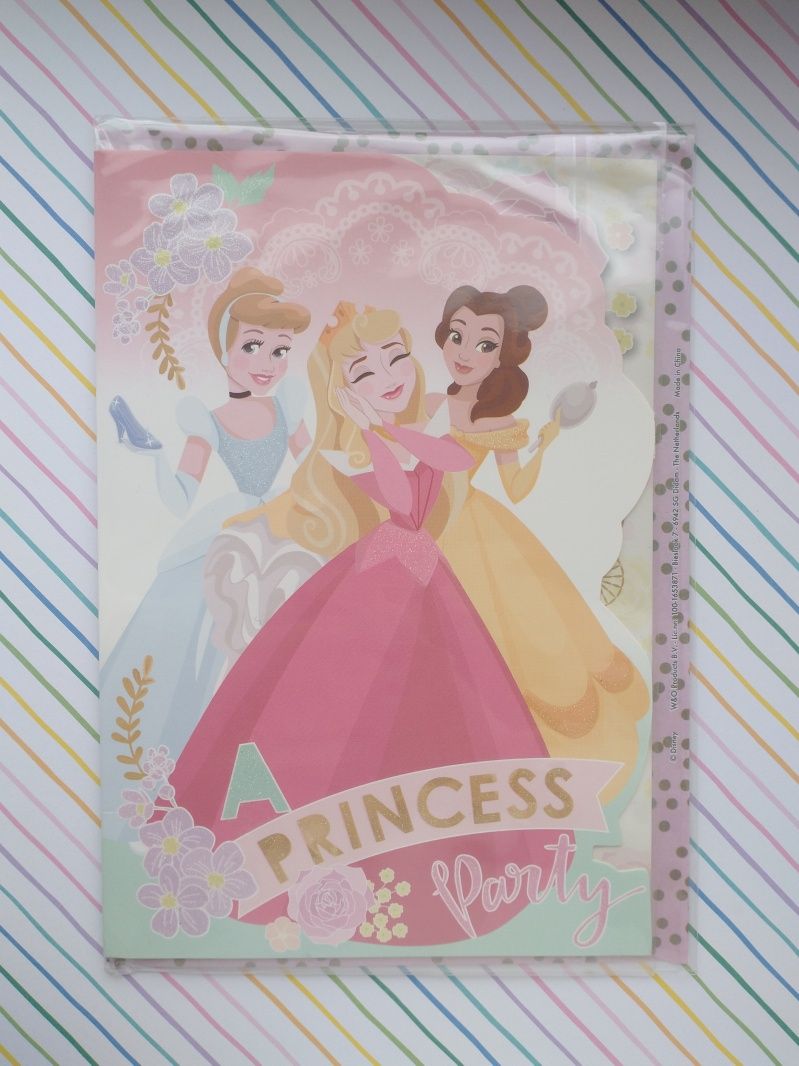 kartka urodzinowa 3D księżniczki Disney dzień kobiet księżniczka