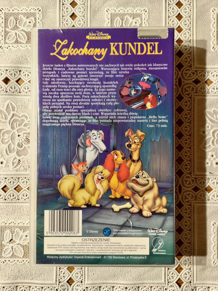 Zakochany kundel (1955) - oryg. kaseta VHS