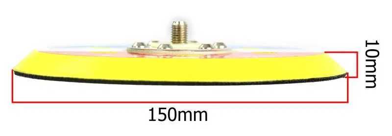 Dysk z Rzepem 150x10MM 6-otworów/2 sztuki