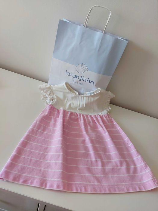 Vestido laranjinha 3 anos