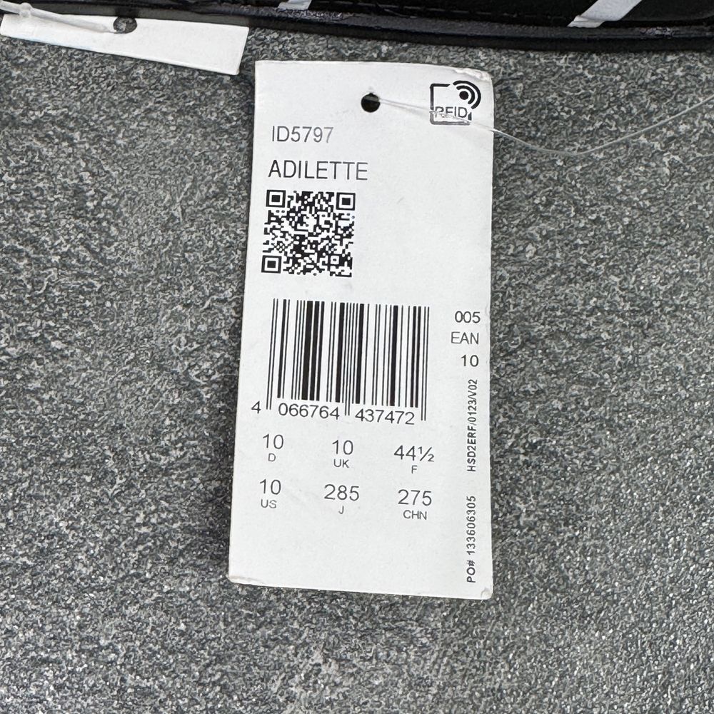 Тапочки шльопанці Adidas Adilette ОРИГІНАЛ 100% 44р