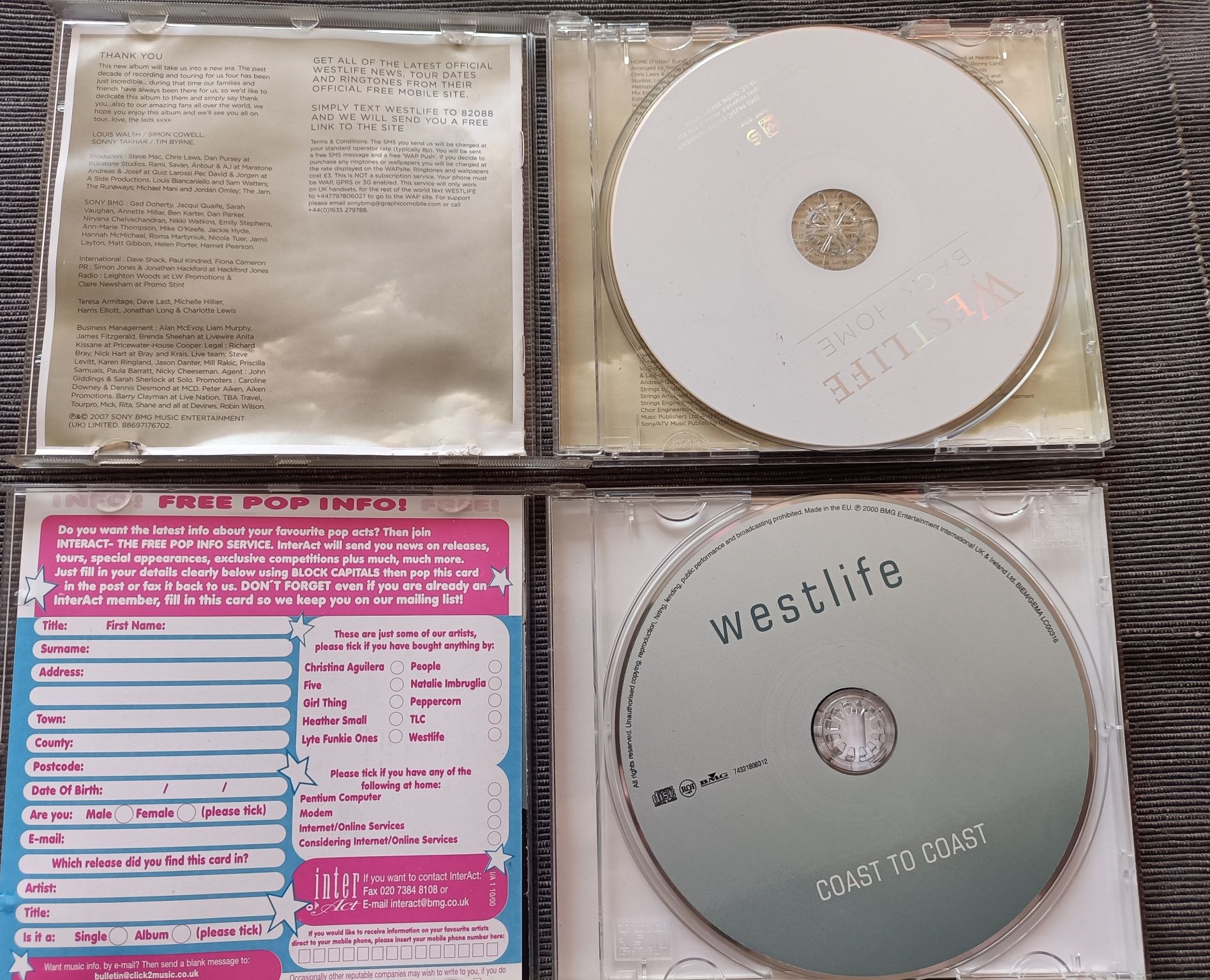 2 Płyty CD Westlife