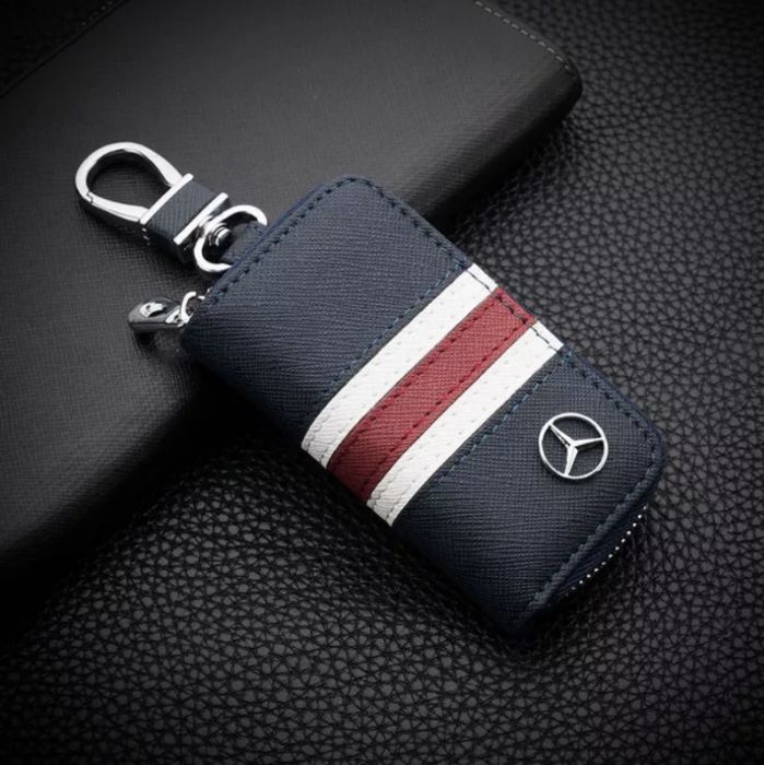 Porta Chaves Capa Mercedes Classe A-B-C-E-R-S Pele - LUXO