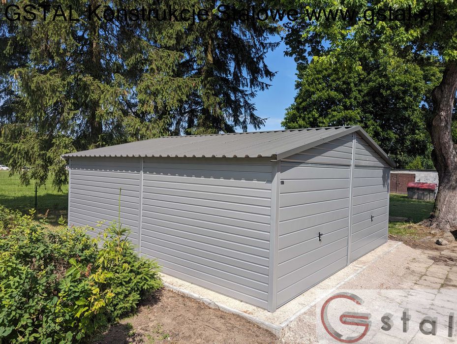 garaż domek na wymiar producent 6x6 3x5 4x6 9x6 6x5 profil ocynkowany