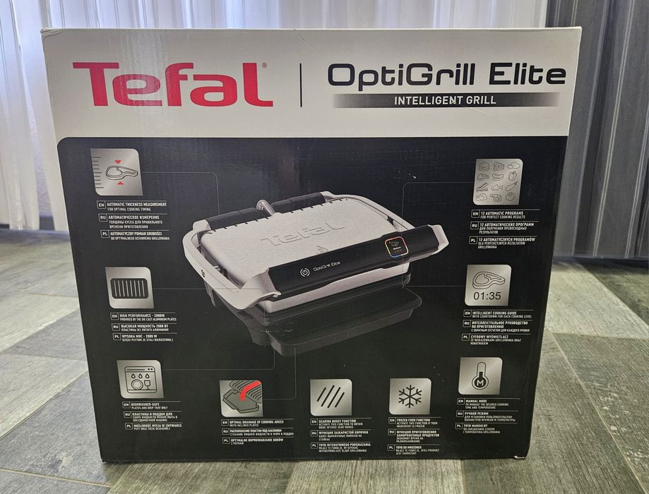 Гриль Tefal OptiGrill Elite, запакований НОВИЙ

Автом