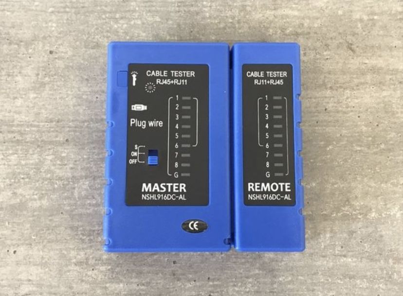 Качественный набор сетевика 3в1 Обжимка кримпер кабельный тестер RJ45