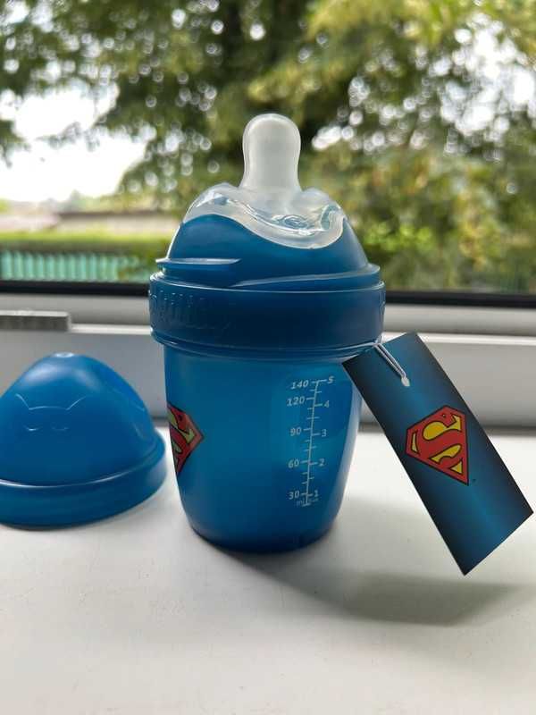 Herobility Antykolkowa Butelka dla niemowląt 140ml Superman