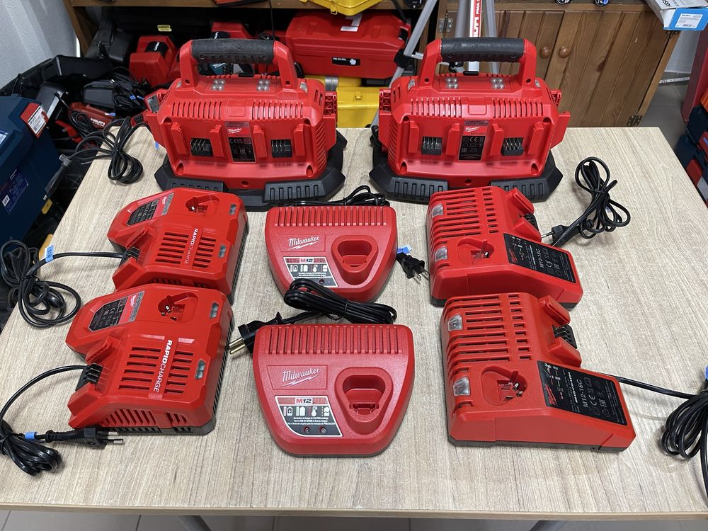 Milwaukee M18  зарядні пристрої Мілвокі