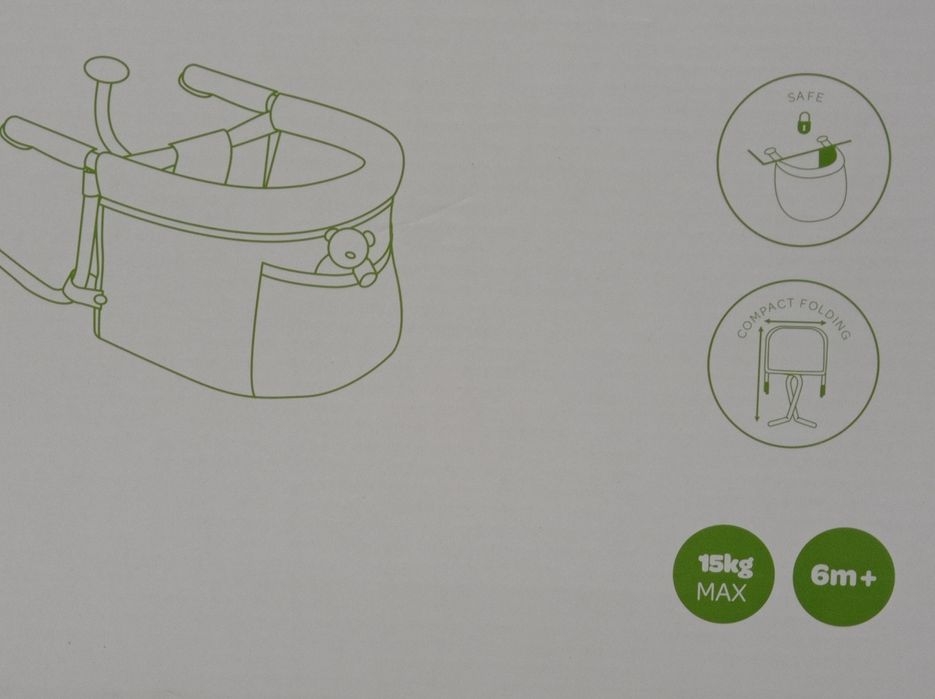 Cadeiras de bebê para fixar em mesas