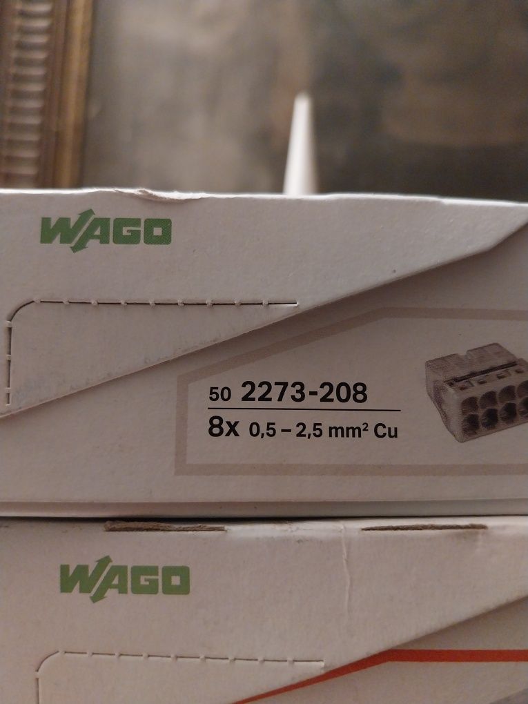Złączki WAGO 8 ×zacisk sprezynowy