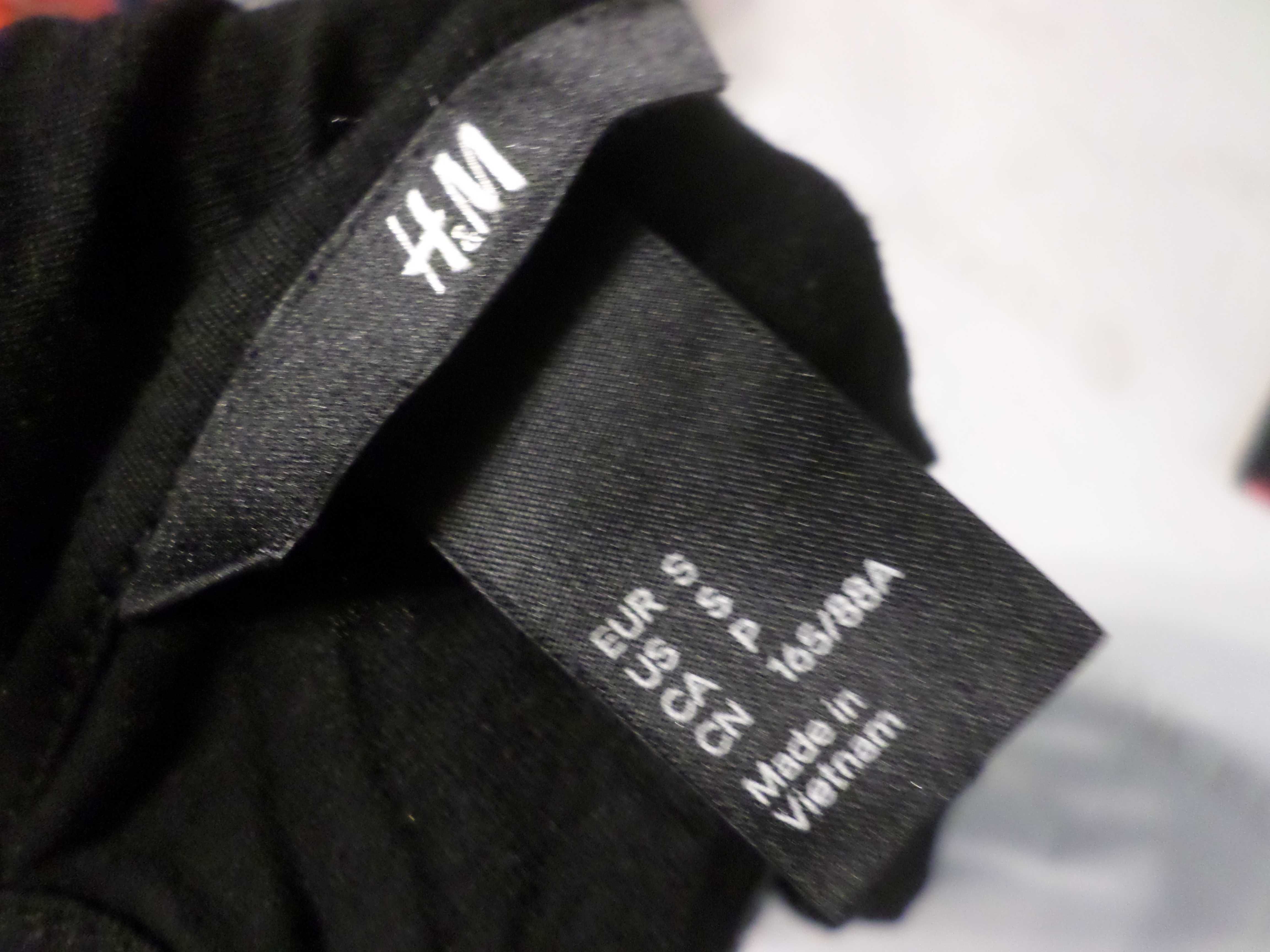 czarna bluzka h&m S 36