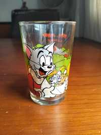 Copo pirogravado Tom & Jerry 1989