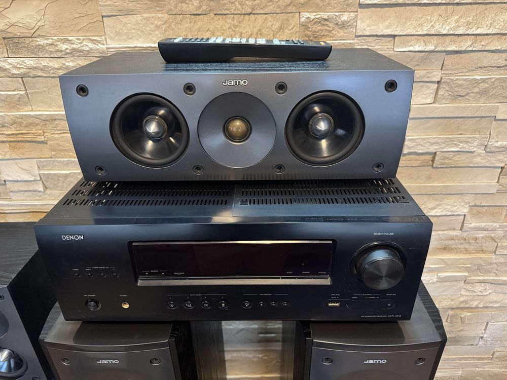 Kino domowe jamo s606 s60 jbl es150/230 denon avr-1612